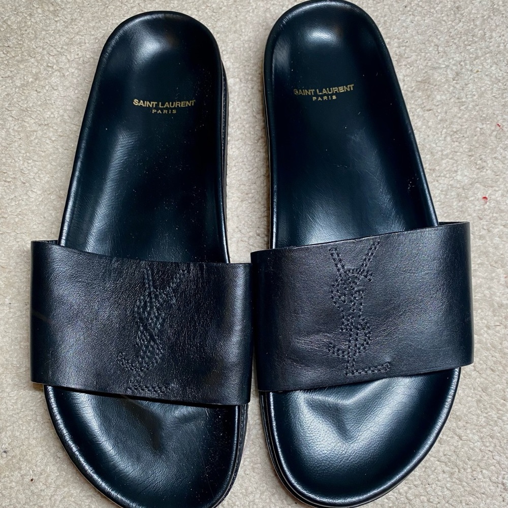 Like new authentic YSL slides